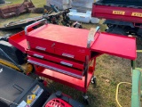 RED TOOL CART W/TOOLS 