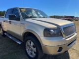2006 FORD F150 LARIAT (5.4 XL, BED COVER, AT, 4WD, MILES READ-219754, VIN-1FTPW14576FA06599) R1