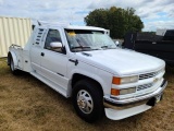 1992 CHEVROLET SILVERADO 3500 WESTERN HAULER DUALLY **TITLE READS-EXCEEDS MECH LIMITS**(AT, 7.4L, RE