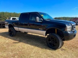 2004 FORD F250 SUPER DUTY LARIAT (AT, 6.0L DIESEL, 4WD, CREW CAB, GN HITCH, MILES READ-266979, VIN-1