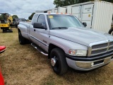 1999 DODGE RAM 3500 PICKUP (AT, EXT CAB, LONG BED, DRW, 2WD, LEATHER, MILES READ-293155, 24V CUMMINS
