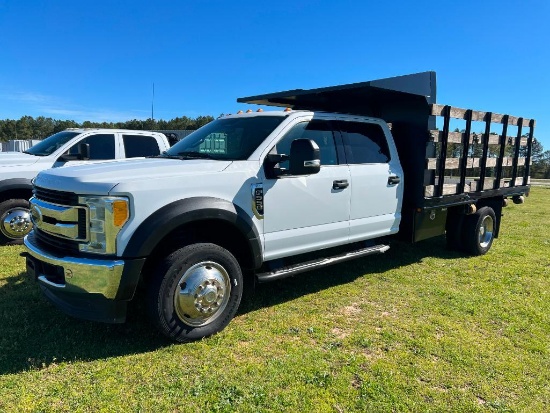 2107 FORD F-550 XLT SUPER DUTY FLATBED (AT, 6.7L