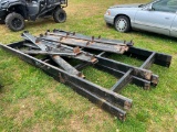 12PCS STEEL ((4) 12' SECTIONS, (8) 8' SECTIONS)