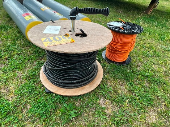 (2) SPOOLS OF CLAY CABLE
