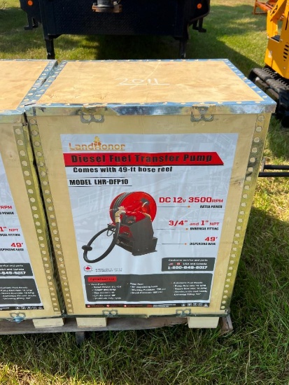 UNUSED LAND HONOR DIESEL FUEL TRANSFER PUMP W/ 49