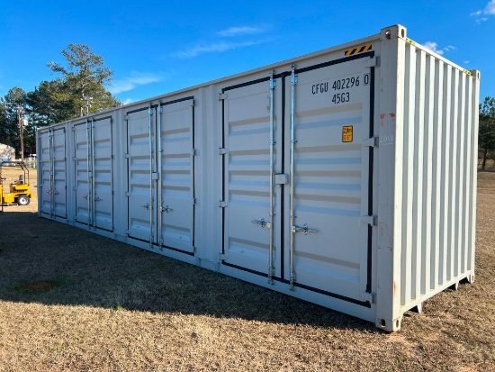 40 FT HIGH CUBE MULT-DOOR SHIPPING CONTAINER