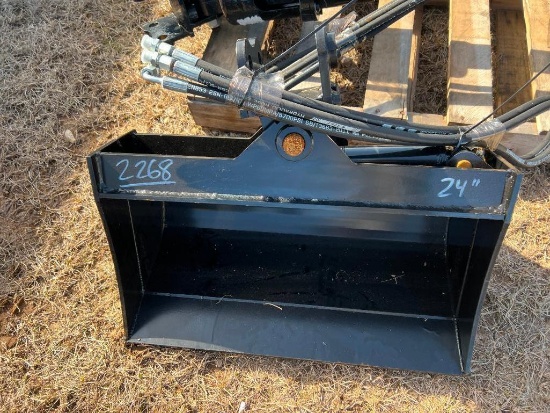 UNUSED 24" MIVA MINI EXCAVATOR HYDRAULIC TILT