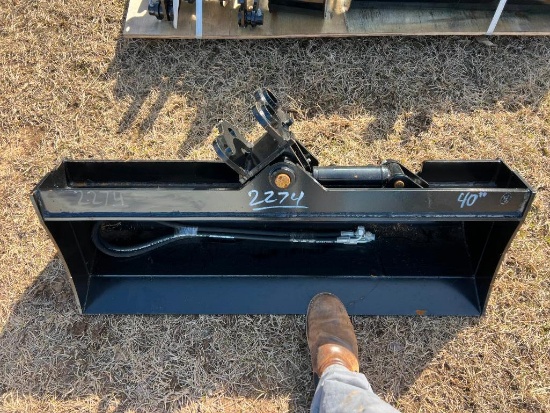 UNUSED 40" HYDRAULIC TILT MINI EXCAVATOR BUCKET