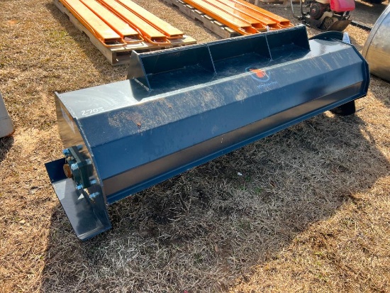UNUSED WOLVERINE 6' SKID STEER HYDRAULIC ROTARY