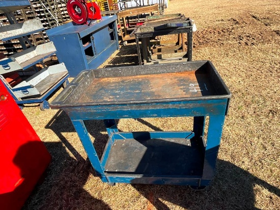 PLASTIC ROLLING CART (17"X30")