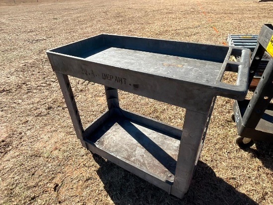 PLASTIC ROLLING CART (17"X30")