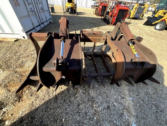 7' HEAVY DUTY SKID STEER ROOT GRAPPLE