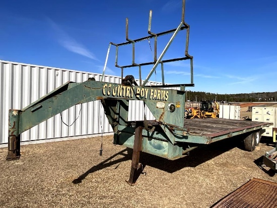 1978 NCKOV GOOSENECK TRAILER 94"X26' (TANDEM