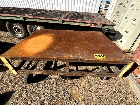 METAL ROLLING TABLE (4'X6')