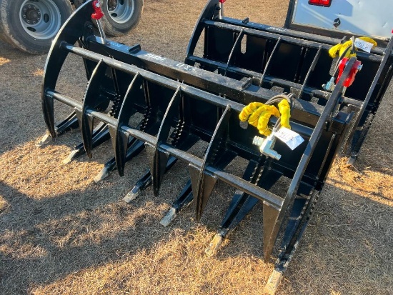 72" SKID STEER GRAPPLE ATTACHMENT UNUSED