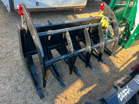 60" SKID STEER GRAPPLE ATTACHMENT UNUSED