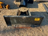 SKID STEER ATTACHMENT TRENCH BUCKET