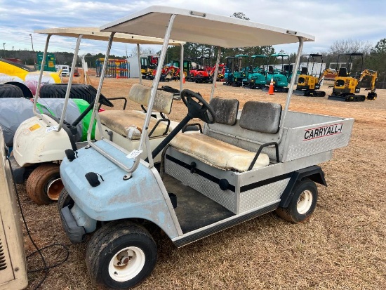 CLUB CAR W/CARRY ALL BED GOLF CART