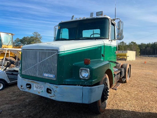 1993 VOLVO WHITE ROAD TRACTOR (CUMMINS DIESEL,