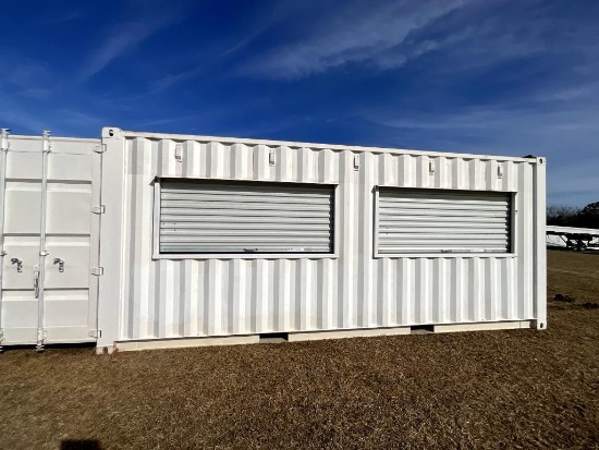 20FT SHIPPING CONTAINER WITH ROLL UP