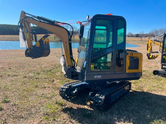 UNUSED AGT MY50R MINI EXCAVATOR W/ CAB
