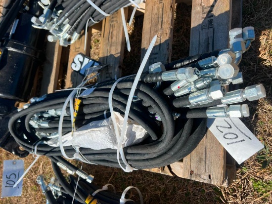 QUANTITY - UNUSED HYDRAULIC HOSES