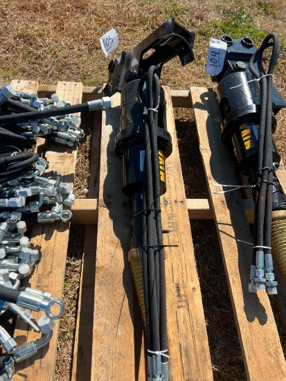 UNUSED MIVA HYDRAULIC STUMP AUGER FOR MINI EXCAVATOR