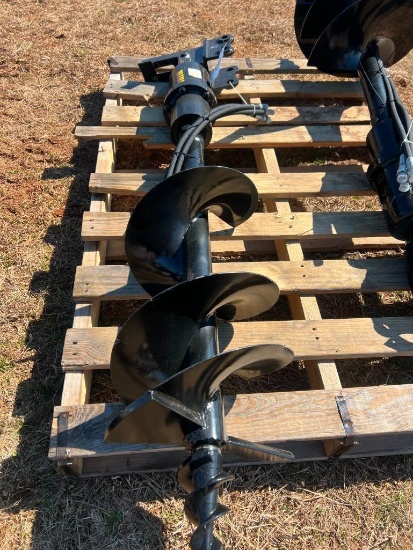 UNUSED 11.5 INCH HYDRAULIC AUGER FOR MINI EXCAVATOR