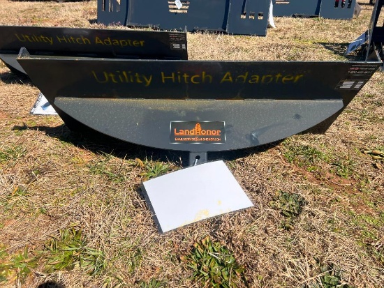 UNUSED LANDHONOR QUICK ATTACH SKID STEER UTILITY HITCH ADAPTER (2 INCH RECIEVER)