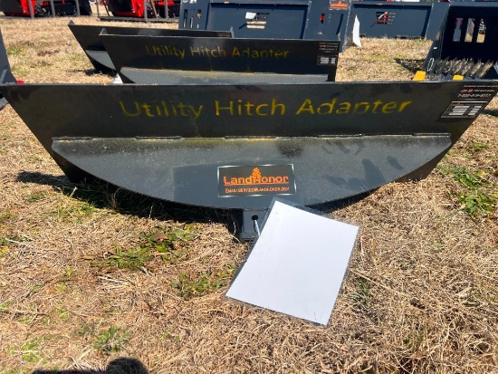 UNUSED LANDHONOR QUICK ATTACH SKID STEER UTILITY HITCH ADAPTER (2 INCH RECIEVER)