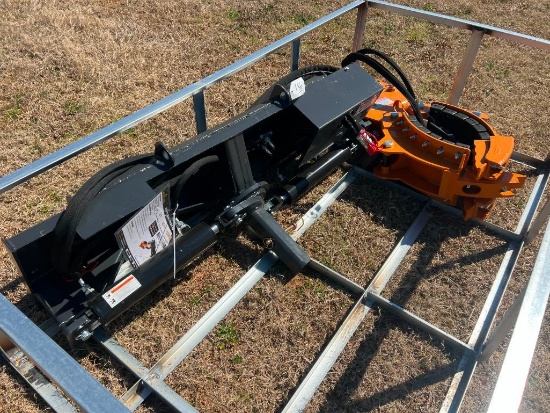 UNUSED LANDHONOR SKID STEER ROTATING GRAPPLE