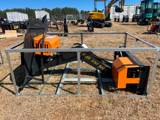 UNUSED LANDHONOR SKID STEER ARTICULATING BRUSH CUTTER (68 INCH CUTTING WIDTH)