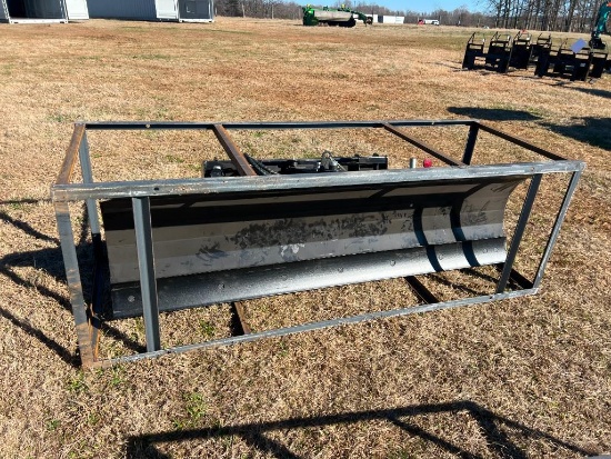 UNUSED 7' SKID STEER DOZER BLADE MOWER KING