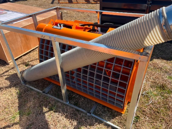 UNUSED LANDHONOR SKID STEER DOUBLE DISCHARGE CONCRETE MIXER