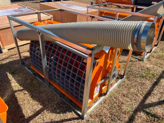UNUSED LANDHONOR SKID STEER DOUBLE DISCHARGE CONCRETE MIXER
