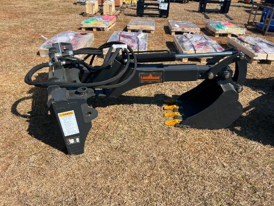 UNUSED LANDHONOR BIG ARM SKID STEER BACKHOE