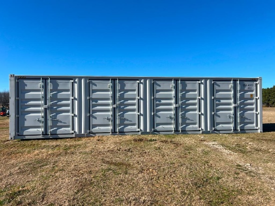 UNUSED 40 FT HIGH CUBE MULTI-DOOR SHIPPING CONTAINER