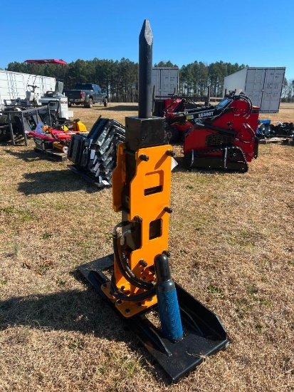 UNUSED SKID STEER HAMMER ATTACHMENT