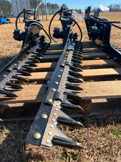 UNUSED MIVA MINI EXCAVATOR HYDRAULIC SICKLE MOWER ATTACHMENT