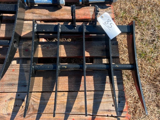 UNUSED MIVA RAKE FOR MINI EXCAVATOR