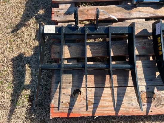 UNUSED MIVA RAKE FOR MINI EXCAVATOR