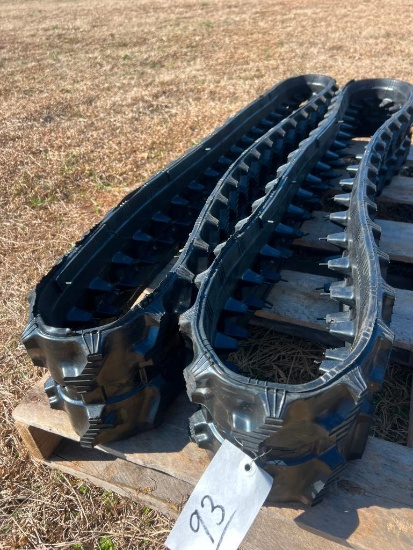 UNUSED RUBBER TRACKS FOR MINI EXCAVATOR