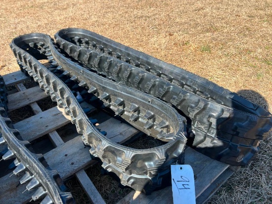 UNUSED RUBBER TRACKS FOR MINI EXCAVATOR