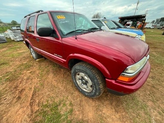 2004 CHEVROLET BLAZER **NO BRAKES** (AT, 4.3L V6,