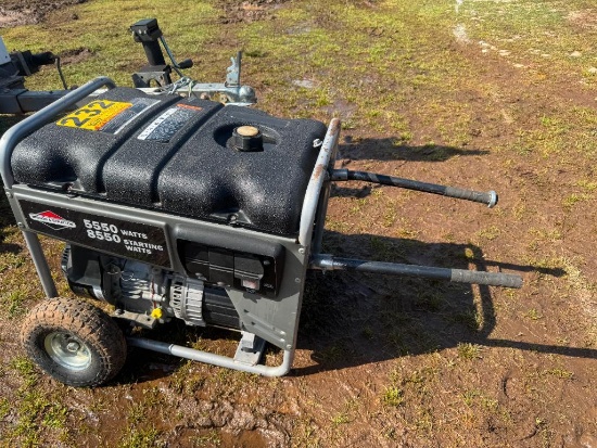 B&S 5500 WATT GENERATOR (10HP, MODEL 030205,