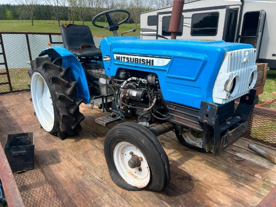 MITSUBISHI TRACTOR (2CYL DIESEL, **NEEDS TIRES**