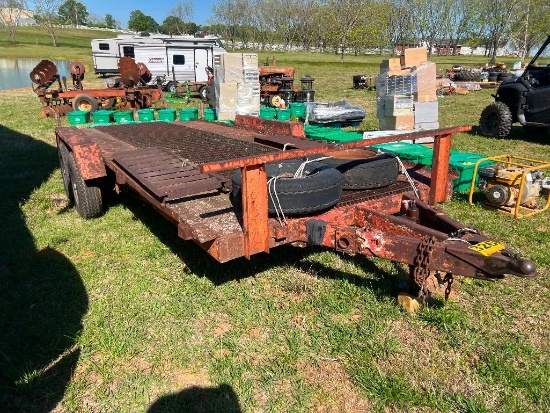 2007 HOMEMADE EQUIPMENT TRAILER (80"X17', ALL