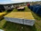 (16) SECTIONS OF 8' X 2' YELLOW CONVEYOR ROLLERS