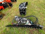 MINI SKID STEER HEDGE TRIMMER ATTACHMENT