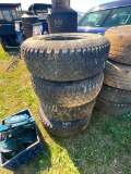 (4) FORD TRUCK WHEELS & TIRES P235/75 R15